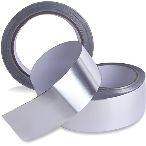 Retoo Gewebeband Reparieren Wasserdichtes Reparaturband Panzertape Klebeband Reparaturen Wetterfestes Silber Extra Starkes Duct Tape Panzerband Innen Außen Universal Grau 1 Rollen von Retoo