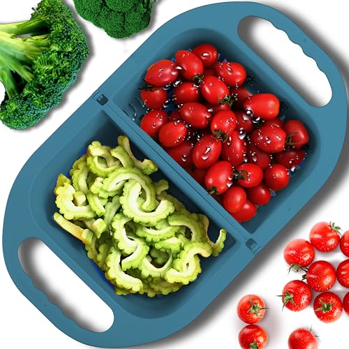Retoo Küchensieb, Sieb Küche Ausziehbar Spülbecken Siebkorb Spüle Abtropfsieb Waschbecken Filterablage Waschen Obst Gemüse Gekochte Nudeln Abtropfen Küchenutensilien 42x25cm Retoo Küchensieb, Sieb Küche Ausziehbar Spülbecken Siebkorb Spüle Abtropfsieb Waschbecken Filterablage Waschen Obst Gemüse Gekochte Nudeln Abtropfen Küchenutensilien 42x25cm von Retoo