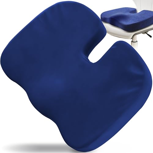 Retoo Sitzkissen Orthopädisches für den Bürostuhl Gemütlich Kissen mit Memory Foam Stuhlkissen zur Steißbein-Entlastung Fördert Durchblutung und Erhöht Sitzkomfort Ergonomisches Büro Auto Rollstuhl von Retoo