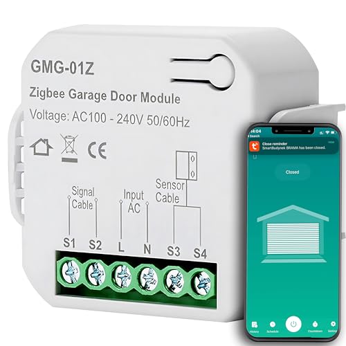 Retoo Smart Rolltorsteuerung 100-240V/10A Tuya APP-Steuerung mit WiFi, Wifi Schalter Wireless Relais Modul, funktioniert Tuya Smart, Smart Home Switch mit Tuya Smart Life App Bluetooth Fernbedienung Retoo Smart Rolltorsteuerung 100-240V/10A Tuya APP-Steuerung mit WiFi, Wifi Schalter Wireless Relais Modul, funktioniert Tuya Smart, Smart Home Switch mit Tuya Smart Life App Bluetooth Fernbedienung von Retoo