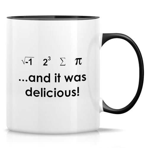 Retreez Lustige Tasse – I Ate Some Pie And It Was Delicious! Math Geek Keramik-Kaffeetassen, 325 ml, lustig, sarkasmus, motivierende, inspirierende Geburtstagsgeschenke, weiße Tasse mit schwarzem Retreez Lustige Tasse – I Ate Some Pie And It Was Delicious! Math Geek Keramik-Kaffeetassen, 325 ml, lustig, sarkasmus, motivierende, inspirierende Geburtstagsgeschenke, weiße Tasse mit schwarzem von Retreez