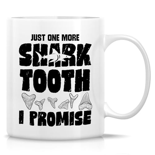 Retreez Lustige Tasse für Haifischzahn-Sammler – 325 ml Keramik-Kaffee- oder Teetasse – humorvolles Geschenk für Fossiljäger, Liebhaber des Ozeans – Geburtstag, Wertschätzungsgeschenk für Retreez Lustige Tasse für Haifischzahn-Sammler – 325 ml Keramik-Kaffee- oder Teetasse – humorvolles Geschenk für Fossiljäger, Liebhaber des Ozeans – Geburtstag, Wertschätzungsgeschenk für von Retreez