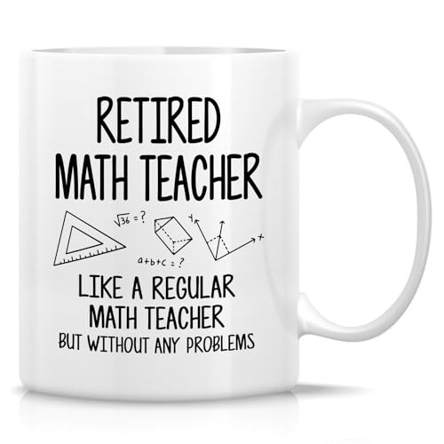 Retreez Lustige Tasse für Mathematiklehrer im Ruhestand, sarkastische 325 ml Keramik-Kaffee- oder Teetasse – lustiges Ruhestandsgeschenk für Mathematiklehrer, Pädagogen, Professoren Retreez Lustige Tasse für Mathematiklehrer im Ruhestand, sarkastische 325 ml Keramik-Kaffee- oder Teetasse – lustiges Ruhestandsgeschenk für Mathematiklehrer, Pädagogen, Professoren von Retreez