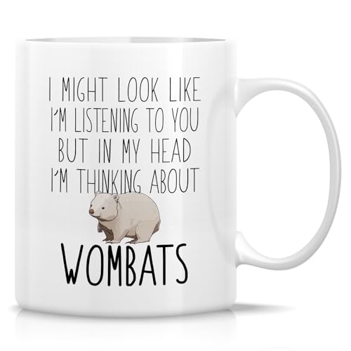 Retreez Lustige Tasse für Wombats Lover – niedliche Wombat-Tasse – 325 ml Keramik-Kaffee- oder Teetasse für Wildtierbiologen und Tierliebhaber – Geburtstag, Urlaub, Dankeschön, Geschenk für Retreez Lustige Tasse für Wombats Lover – niedliche Wombat-Tasse – 325 ml Keramik-Kaffee- oder Teetasse für Wildtierbiologen und Tierliebhaber – Geburtstag, Urlaub, Dankeschön, Geschenk für von Retreez