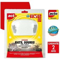 Ultraschall-Vertreiber für Ratten, Mäuse, Siebenschläfer, Gartenschläfer und Spinnen, schützt bis zu 280 m² RETRO von Retro