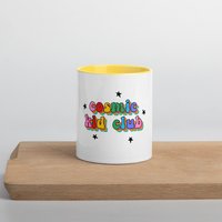 Cosmic Kids Club Psychedelic Vibes Trippy Tasse Mit Farbe Im Inneren Regenbogen Lgbtq Cosmic Kids Club Psychedelic Vibes Trippy Tasse Mit Farbe Im Inneren Regenbogen Lgbtq von SunshineDaydreamClub