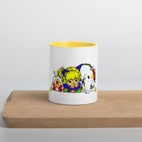 Regenbogen Farbenfrohe Keramiktasse ~ 80's Vibes Vintage Oldschool Retro Nostalgie Tolles Geschenk von SunshineDaydreamClub