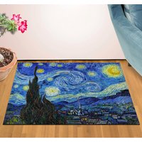 2 "x 3' Bereich Teppich Türmatte Van Gogh Sternennacht Hd 2 "x 3' Bereich Teppich Türmatte Van Gogh Sternennacht Hd von RetroArtDecor