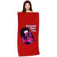 30 "x 60", "stronger Than You" Mikrofaser-strandtuch von RetroArtDecor