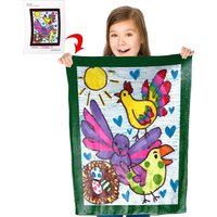 Verwandeln Sie Die Zeichnung Ihres Kindes in Eine 30 "x 40" Plüsch Fleece Mini Decke Verwandeln Sie Die Zeichnung Ihres Kindes in Eine 30 "x 40" Plüsch Fleece Mini Decke von RetroArtDecor