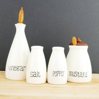 Salz - Und Pfefferstreuer Senfglas Essigspender Japan Topfbehälter Minimalistisch von RetroCite