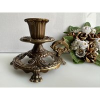 Kerzenständer Aus Bronzemessing, Der Serie Extralusso Cgr Mit Beinen von RetroCommode