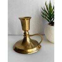 Vintage Kerzenständer Aus Messing von RetroCommode