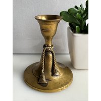 Vintage Messing Kerzenhalter Für Eine Kerze von RetroCommode