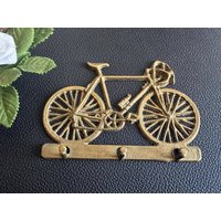 Vintage Messing Wand Schlüsselhalter Fahrrad 3 Haken Vintage Messing Wand Schlüsselhalter Fahrrad 3 Haken von RetroCommode
