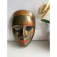 Vintage Messing Wandmaske. Karneval Maske. Dekor Vintage Messing Wandmaske. Karneval Maske. Dekor von RetroCommode
