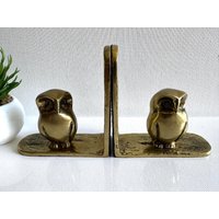 "Vintage Messing Zwei Halter Für Bücher "Eulen", Buchstützen, Stopps." "Vintage Messing Zwei Halter Für Bücher "Eulen", Buchstützen, Stopps." von RetroCommode