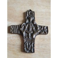Vintage Wandplatte Aus Bronze Vintage Wandplatte Aus Bronze von RetroCommode