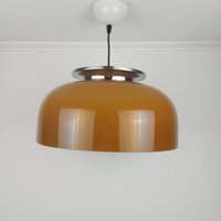Vintage Meblo Guzzini Deckenlampe Braun/Luigi Massoni Design Midcentury Moderne Lampe Esszimmer Dekor 1970Er Jahre von RetroExYu