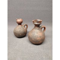 2Er Set Studio Keramik Krug/Vasen Von Gerhard Liebenthron - Bremen Gl 77 von RetroFatLava