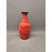 Bay Keramik Vase No.606-30 Vintage von RetroFatLava