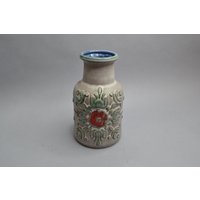 Deutsche Ü-Keramik Vase | Uebelacker 1348/18 von RetroFatLava