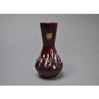 Fohr Retro Rot Deutsche Vase 334-15 - Retro Vintage Wgp von RetroFatLava