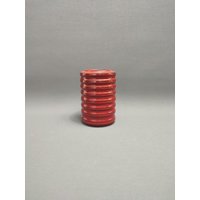 Retrovase Von Der Deutschen Firma Melitta - Ceracron Vintage Retro Rot von RetroFatLava