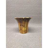 Unbekannte Keramik Vase - Vase Ih Handarbeit Germany Vintage Retro Mid Century von RetroFatLava