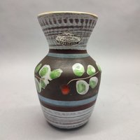 West German Fifties Bay Keramik Vase - 581-14 von RetroFatLava