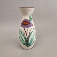 West German Pottery Vase Von Scheurich - 522-16 von RetroFatLava