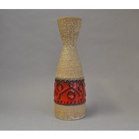 Wunderschöne Relief Verzierte Vase Von Carstens 1219-30 von RetroFatLava