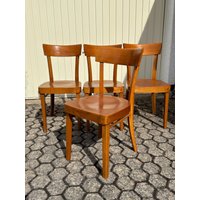 Frankfurter Stühle Holzstühle Küchenstühle Kneipenstühle Essszimmerstuhl 1950Er #080 von RetroFeelingDesign