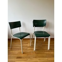 Industrial Style Esszimmerstühle Anton Zeitler Vintage Stapelstuhl Mid Century #056 von RetroFeelingDesign