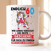 Endlich 60 Wir Haben Versucht Beste Geschenk Finden | Tasse Geburtstag| Jahre Alt Geburtstag Sechzigster von RetroInvention