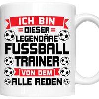 Fussball Tasse | Ich Bin Dieser Legendäre Fussall Trainer Geschenk Spieler Sport Spielen Kaffeebecher Lustig von RetroInvention