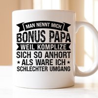 Man Nennt Mich Bonus Papa Weil Komplize Sich So Anhort | Geschenk Tasse Stiefvater Stiefpapa Vater Vatertag von RetroInvention