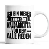 Waldarbeiter Tasse | Ich Bin Dieser Legendäre Waldarbeiter Geschenk Frauen Beruf Wald Kaffeebecher Lustig von RetroInvention