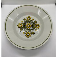 Mikasa Elka Epiqure-One D4401 Runde Servierschale/Gemüseschale Grün Gelb Daisies von RetroIsabelle
