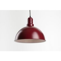 Lias Deckenpendelleuchte | Burgund Retro Loft Industriell Minimalistisch Lampe von RetroLightStore