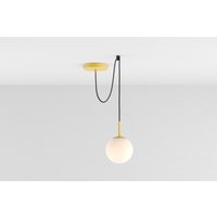 Zoe Deckenanhänger Hängeleuchte Gelb Küche Insel Leuchte Lampenschirm Zoe Deckenanhänger Hängeleuchte Gelb Küche Insel Leuchte Lampenschirm von RetroLightStore