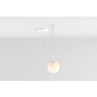 Zoe Deckenanhänger Hängeleuchte Weiß Kücheninsel Leuchte Lampenschirm von RetroLightStore