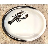 Terrific Hummer Restaurant Ware Servierplatte Von Jackson China von RetroLovern