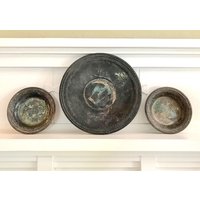 Set Von Drei Versilberten Shabby Servierplatten Reed & Barton von RetroLovern