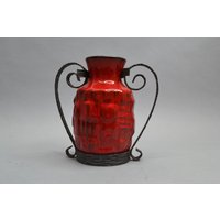 German Ü-Keramik Vase 1315/12 - Wgp Vintage Retro von RetroMungo