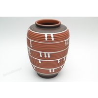 Ilkra Edelkeramik Vase - Dekor Palermo 1959 Vintage Retro Wgp von RetroMungo