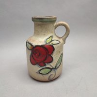 West Germany Vase Von Scheurich 414-16 Naturglasur - Wgp Retro Vintage von RetroMungo