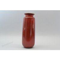 Westdeutsche Rote Vase Von Scheurich 206-27 Westdeutsche Rote Vase Von Scheurich 206-27 von RetroMungo