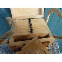 Holz - Untersetzer, Set, Vintage von RetroRauschen
