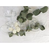 Likörgläser Cognac-Gläser Brandy Vintage 50Er 60Er Dekorschliff von RetroRauschen